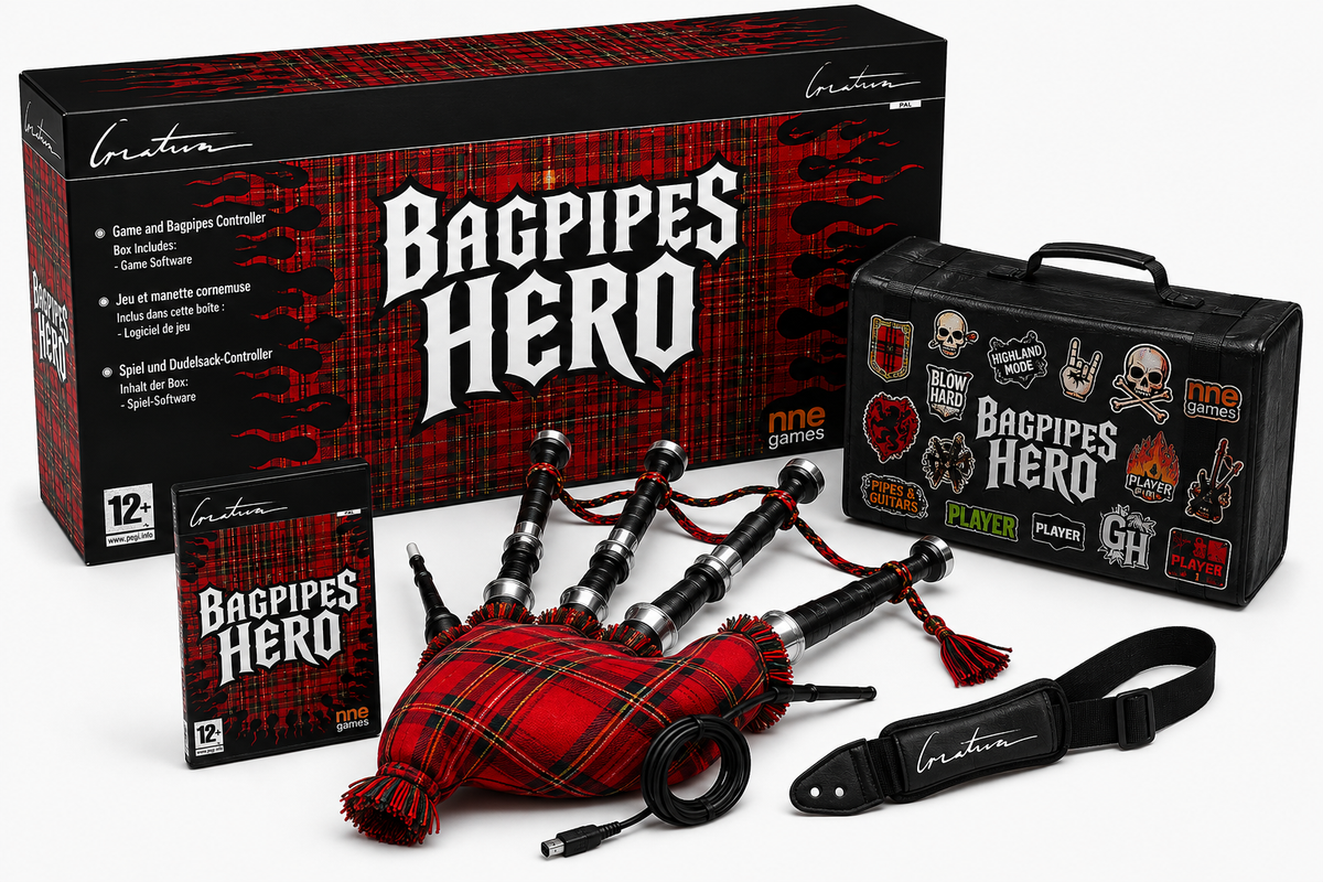 Bagpipes Hero collector's box by Criatura